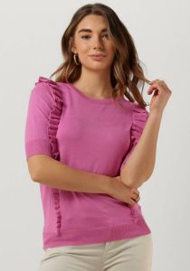 Minus Roze Top Vesia Knit T-shirt