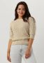 MINUS Dames Tops & T-shirts Lamina Half Sleeve Knit Pullover Zand - Thumbnail 1
