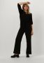 Minus Dames Broeken Laia V-neck 3 4 Sleeve Jumpsuit Black Dames - Thumbnail 1