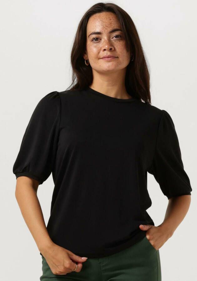 MINUS Dames Tops & T-shirts Darsy Puff Sleeve T-shirt Zwart