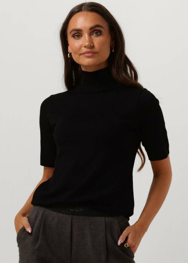 MINUS Dames Tops & T-shirts Lima Roll Neck Knit Zwart