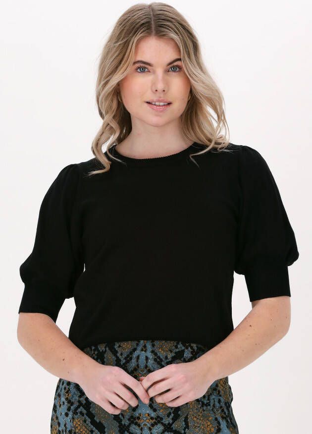 MINUS Dames Tops & T-shirts Liva Knit Tee Zwart
