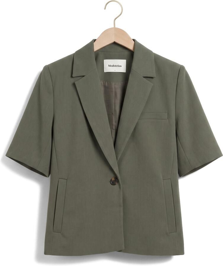 MODSTRÖM Modström Dames Blazers Galemd Ss Blazer Groen - Foto 2