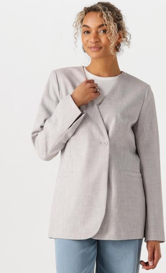 MODSTRÖM Modström Dames Blazers Heartmd Fitted Blazer Lichtgrijs - Foto 4