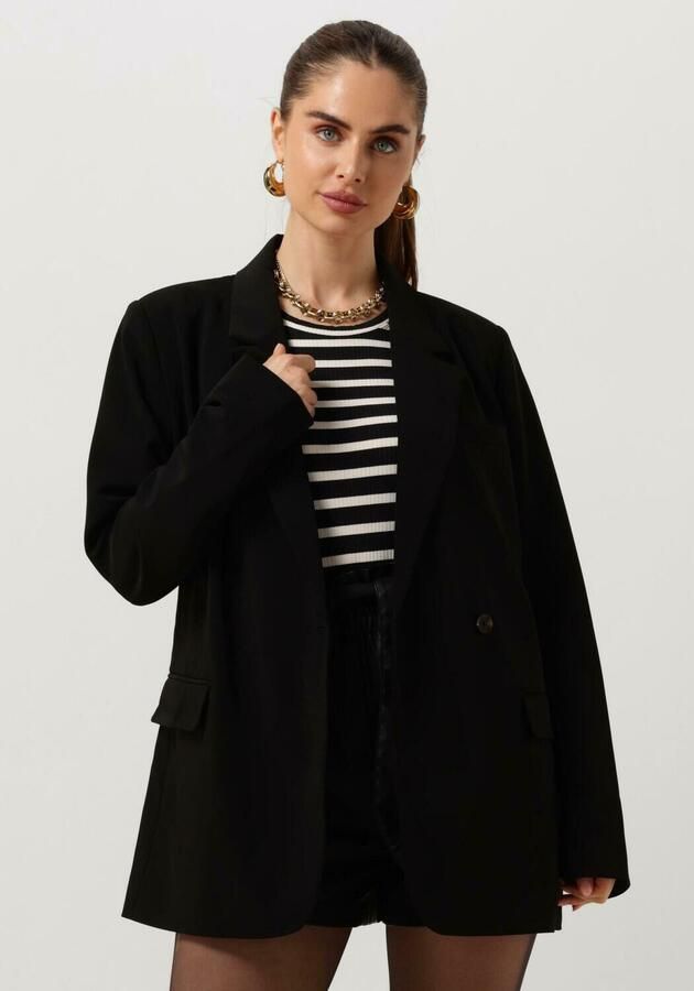 Modström Zwarte Blazer met Polyester en Elastaan Black Dames - Foto 4