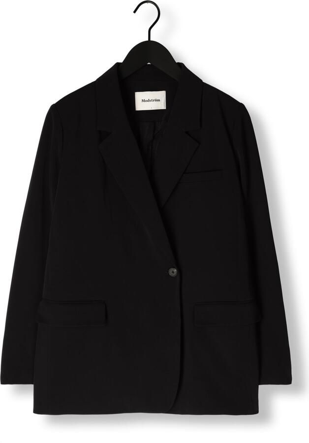 Modström Zwarte Blazer met Polyester en Elastaan Black Dames - Foto 3