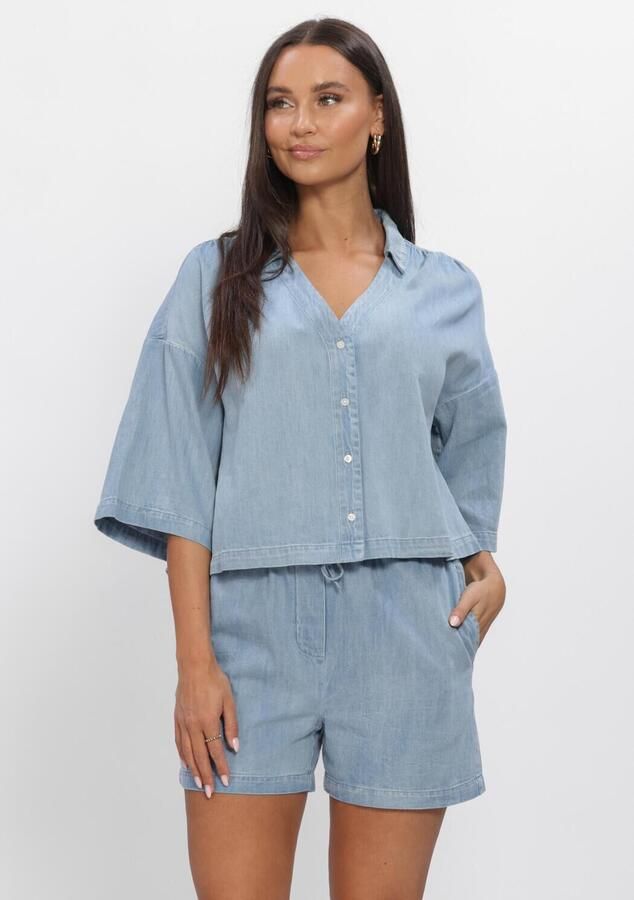MODSTRÖM Modström Dames Blouses Alvarmd Shirt Lichtblauw