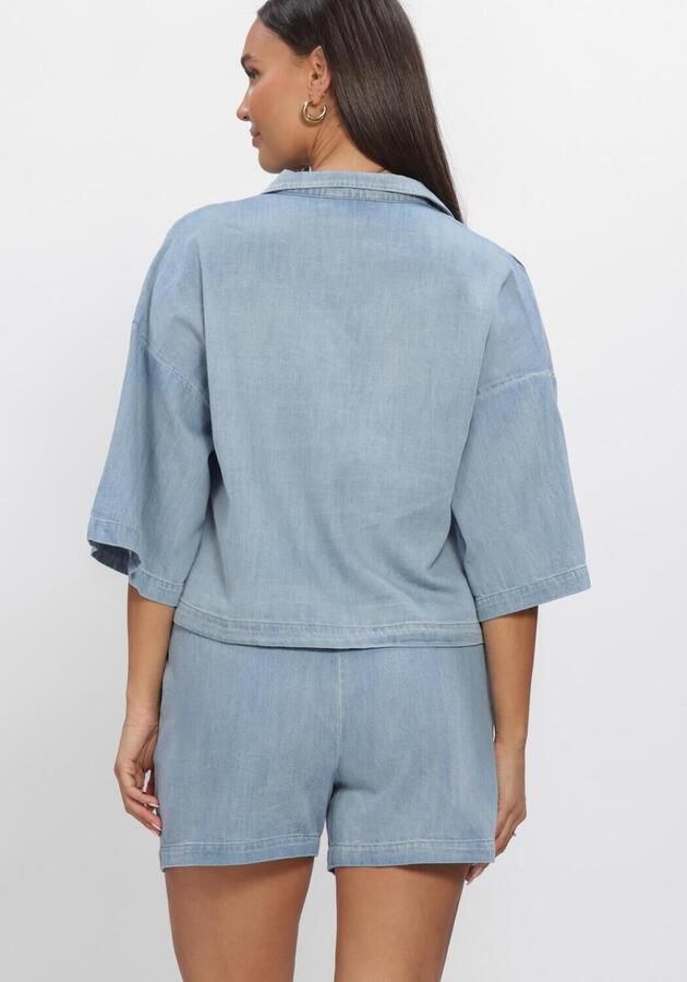 MODSTRÖM Modström Dames Blouses Alvarmd Shirt Lichtblauw - Foto 3