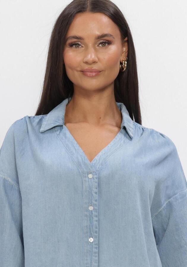 MODSTRÖM Modström Dames Blouses Alvarmd Shirt Lichtblauw - Foto 4