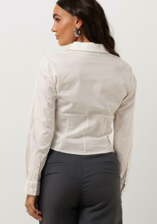 Modström Lange Mouw Top met HarrisonMD Shirt White Dames