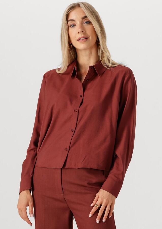 MODSTRÖM Modström Dames Blouses Hudgesmd Shirt Rood - Foto 4