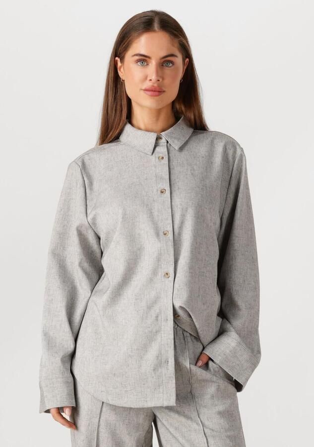 MODSTRÖM Modström Dames Blouses Kalemmd Overshirt Grijs - Foto 4