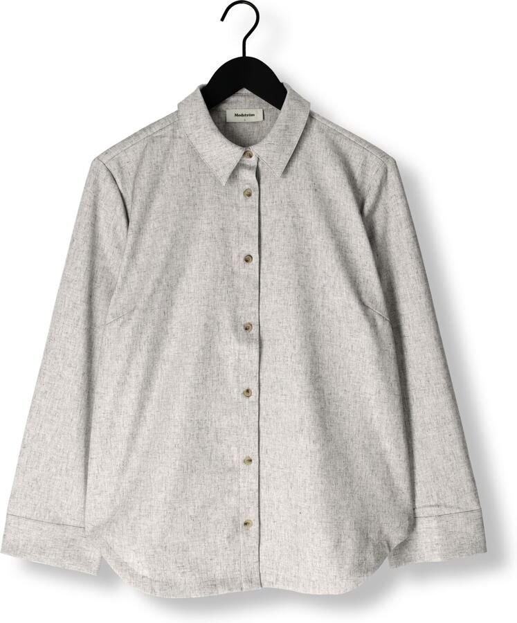 MODSTRÖM Modström Dames Blouses Kalemmd Overshirt Grijs
