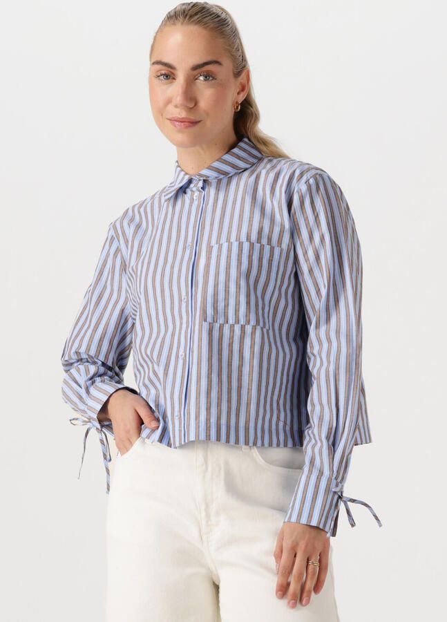 MODSTRÖM Modström Dames Blouses Meyrickmd Stripe Shirt Blauw - Foto 4
