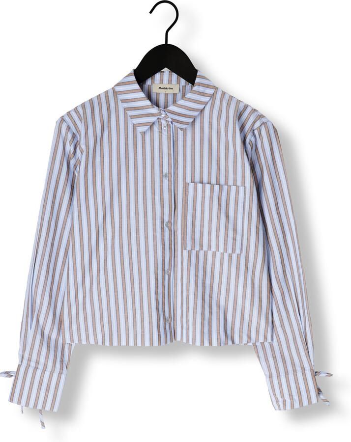 MODSTRÖM Modström Dames Blouses Meyrickmd Stripe Shirt Blauw
