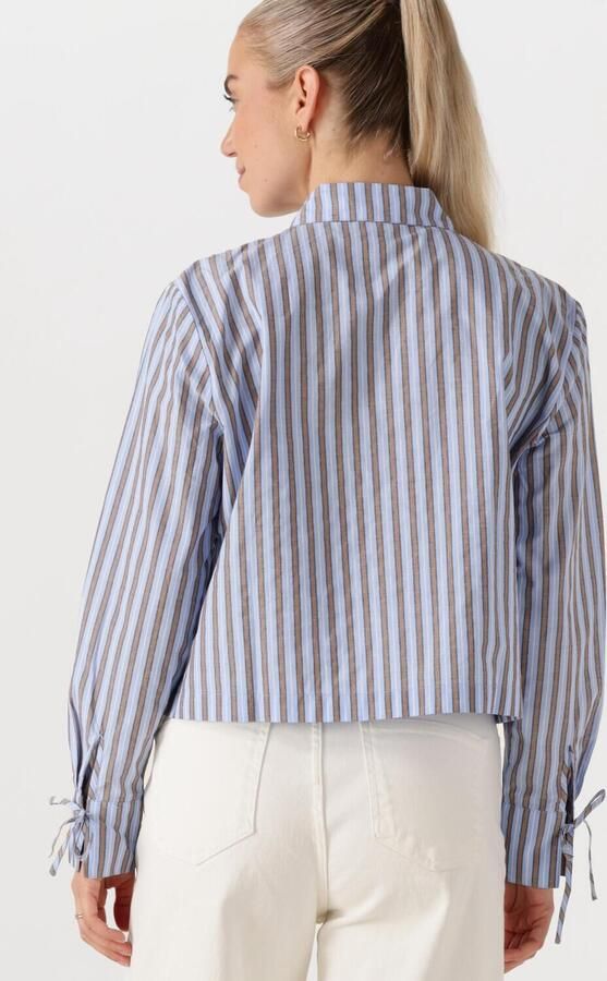 MODSTRÖM Modström Dames Blouses Meyrickmd Stripe Shirt Blauw - Foto 3