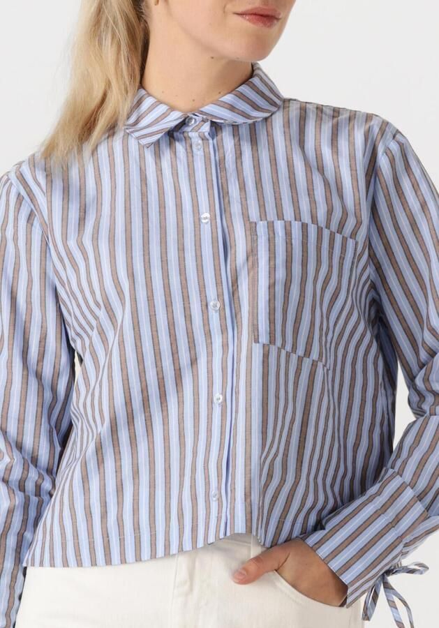 MODSTRÖM Modström Dames Blouses Meyrickmd Stripe Shirt Blauw - Foto 2