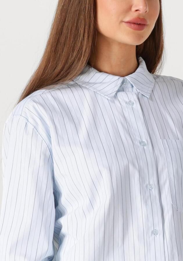 MODSTRÖM Modström Dames Blouses Millemd Stripe Shirt Lichtblauw - Foto 2