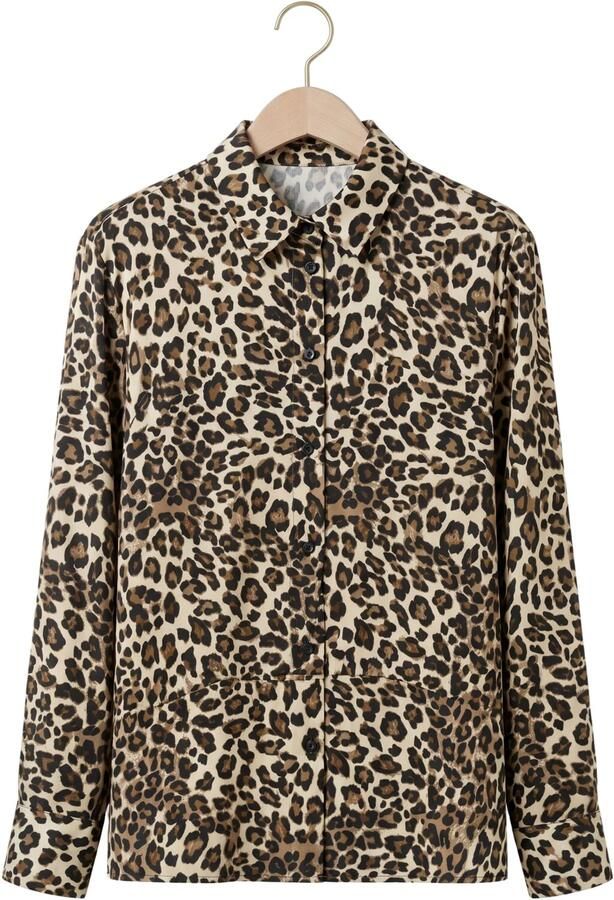 MODSTRÖM Modström Dames Blouses Tipsymd Print Shirt Beige - Foto 3