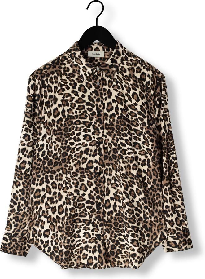 MODSTRÖM Modström Dames Blouses Tipsymd Print Shirt Bruin