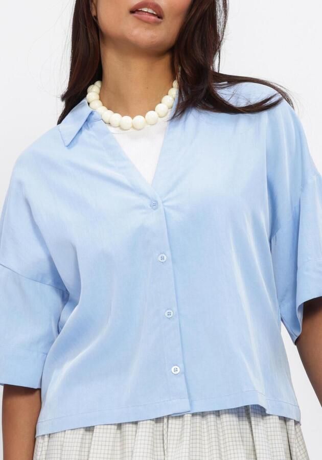 MODSTRÖM Modström Dames Blouses Uddinmd Shirt Lichtblauw - Foto 4
