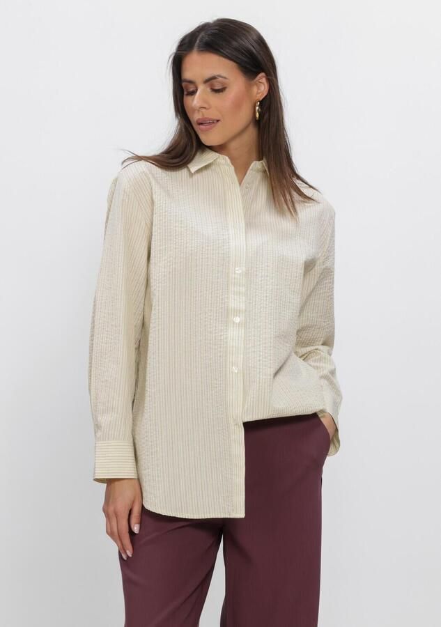 MODSTRÖM Modström Dames Blouses Viggemd Stripe Shirt Creme