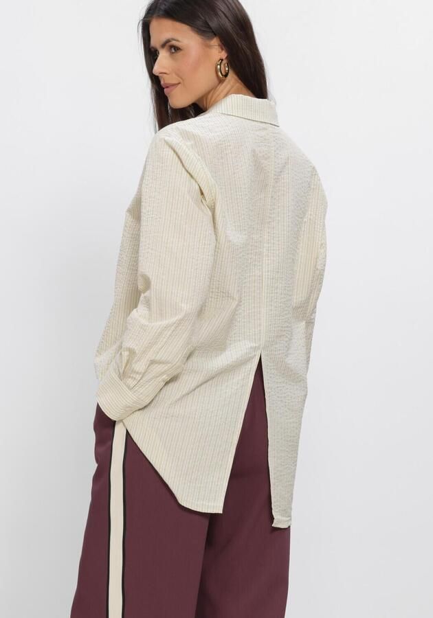 MODSTRÖM Modström Dames Blouses Viggemd Stripe Shirt Creme - Foto 3