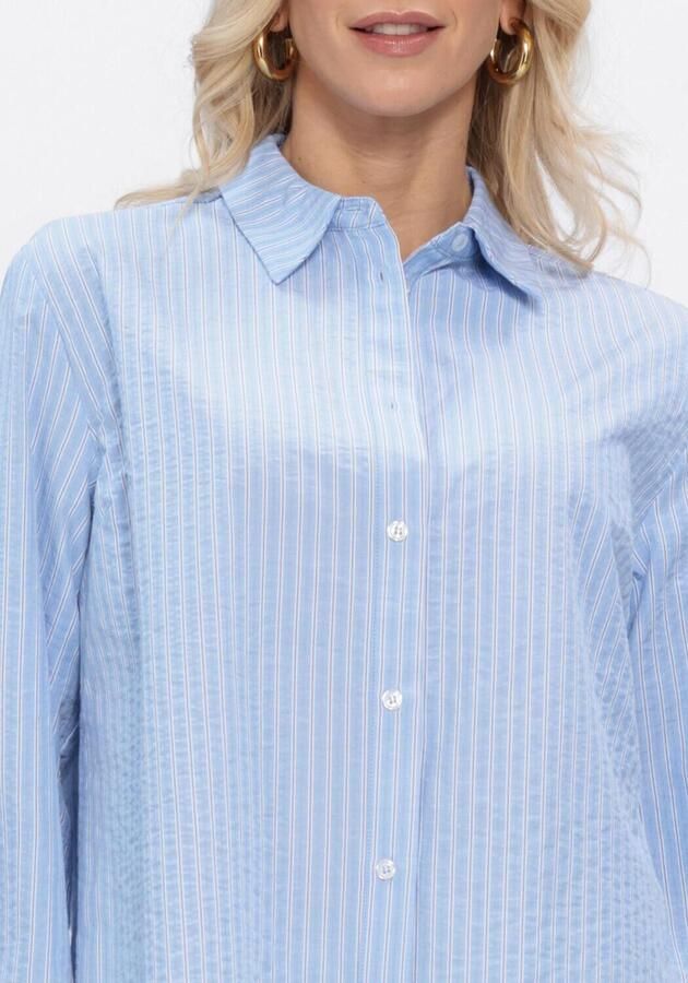 MODSTRÖM Modström Dames Blouses Viggemd Stripe Shirt Lichtblauw - Foto 3