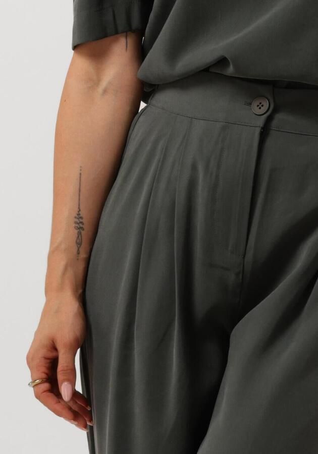 Modström Groene Harbor Pantalon Rechte Pijp Green Dames - Foto 2