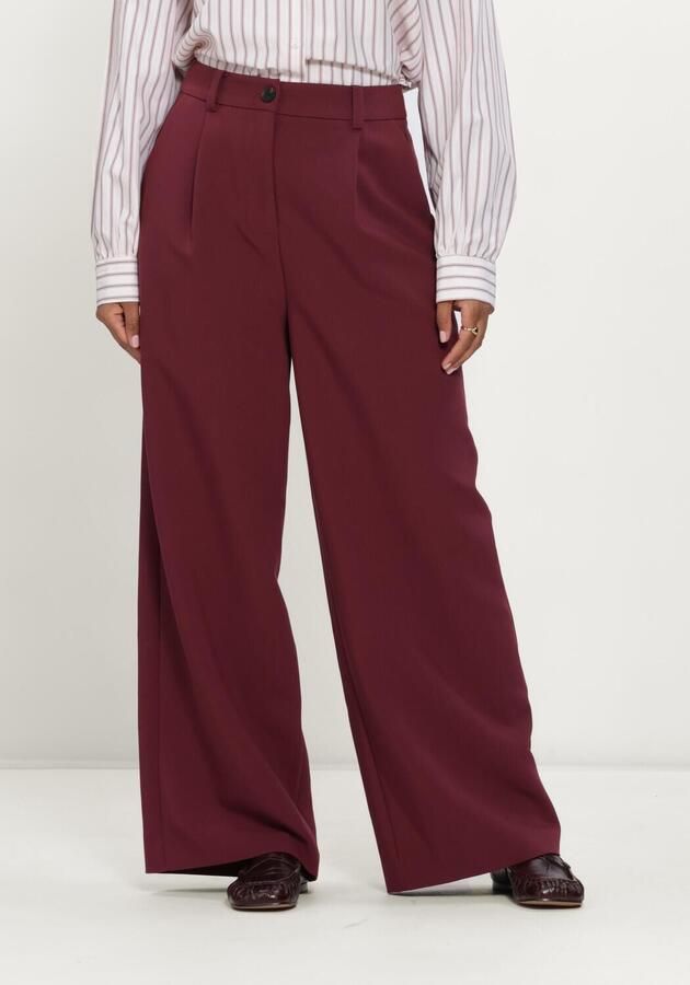MODSTRÖM Modström Dames Broeken Galemd Wide Pants Bordeaux