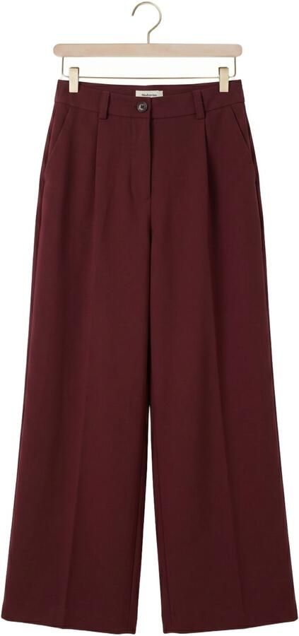 MODSTRÖM Modström Dames Broeken Galemd Wide Pants Bordeaux - Foto 4