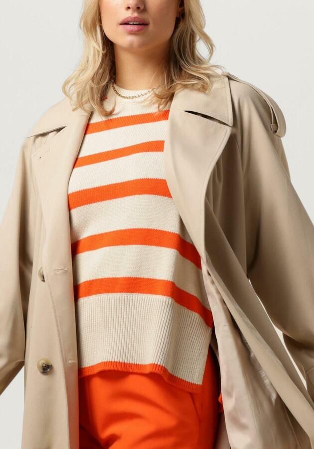 Modström Beige Trenchcoat Jas voor Dames Beige Dames - Foto 2