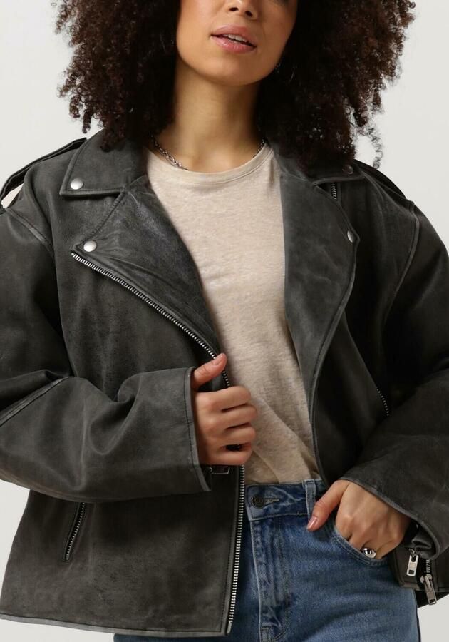 MODSTRÖM Modström Dames Jassen Hullamd Jacket Grijs - Foto 3