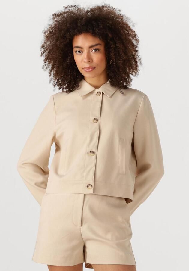 MODSTRÖM Modström Dames Jassen Normamd Jacket Beige - Foto 4
