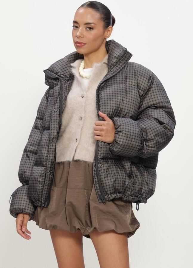MODSTRÖM Modström Dames Jassen Odinmd Print Jacket Donkergrijs