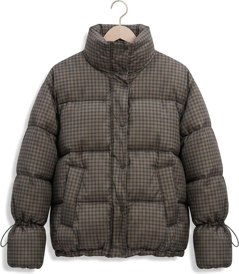 MODSTRÖM Modström Dames Jassen Odinmd Print Jacket Donkergrijs - Foto 2