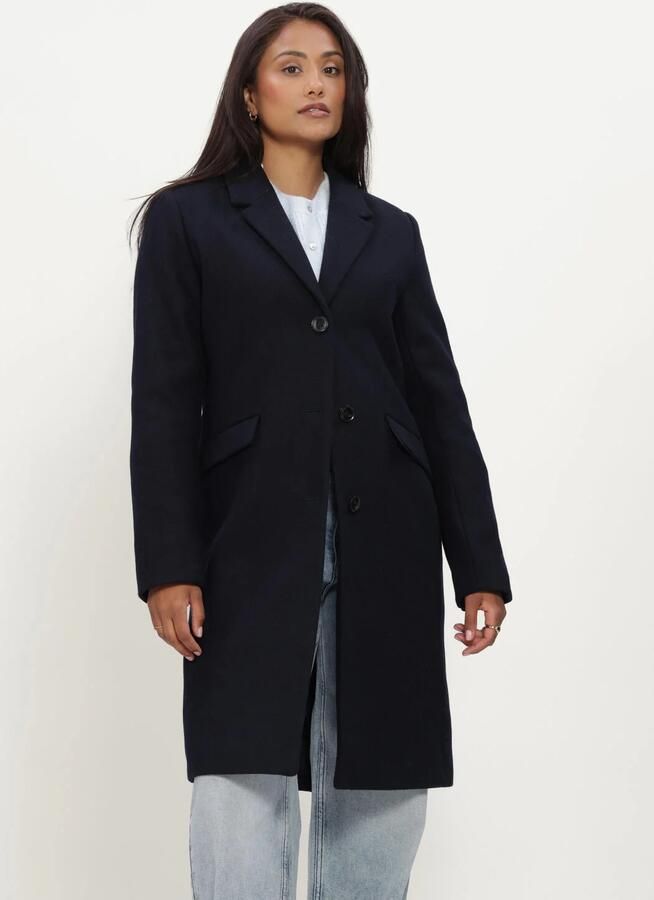MODSTRÖM Modström Dames Jassen Pamela Coat Donkerblauw