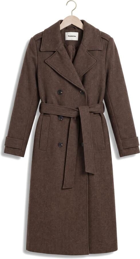 MODSTRÖM Modström Dames Jassen Shaymd Coat Bruin - Foto 4