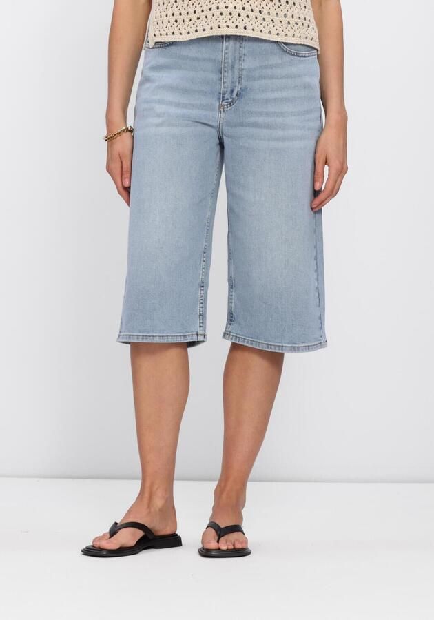 MODSTRÖM Modström Dames Jeans Vitomd Long Shorts Lichtblauw