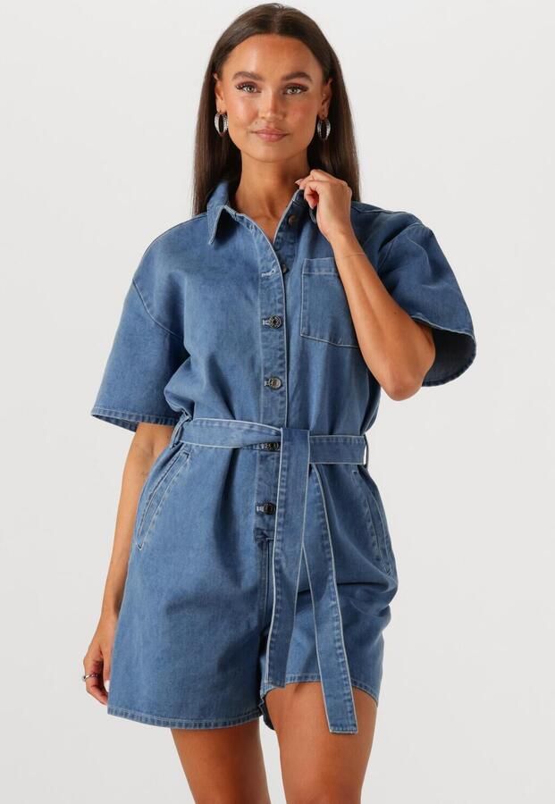 MODSTRÖM Modström Dames Jumpsuits Naomomd Solid Playsuit Blauw - Foto 4