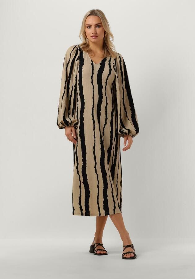 MODSTRÖM Modström Dames Jurken Harlandmd Print Dress Beige - Foto 4