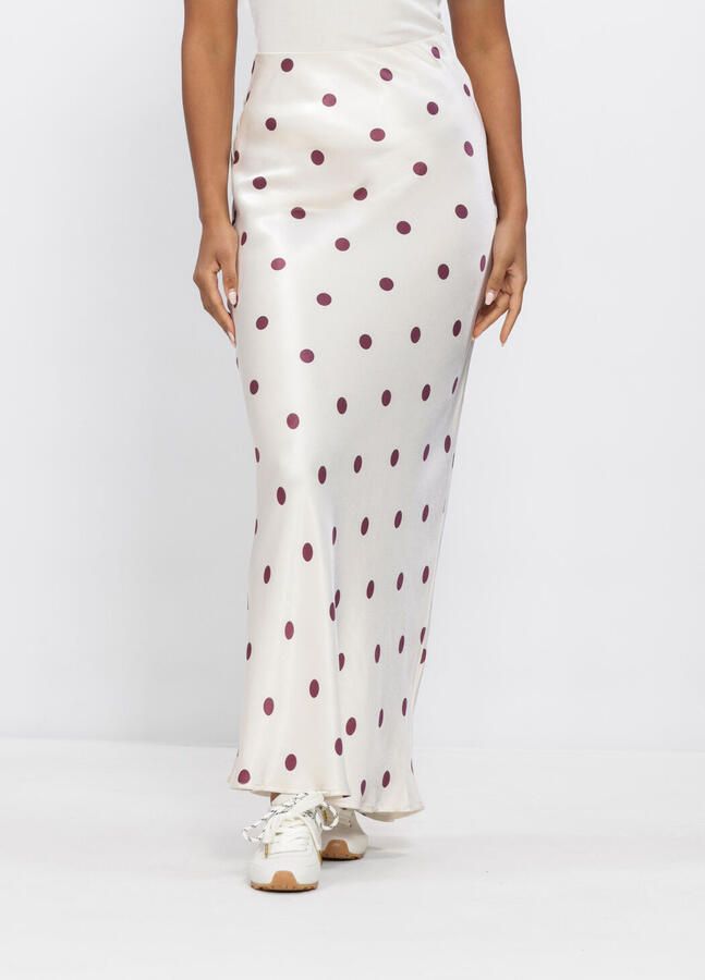 MODSTRÖM Modström Dames Rokken Vanjamd Print Skirt Creme
