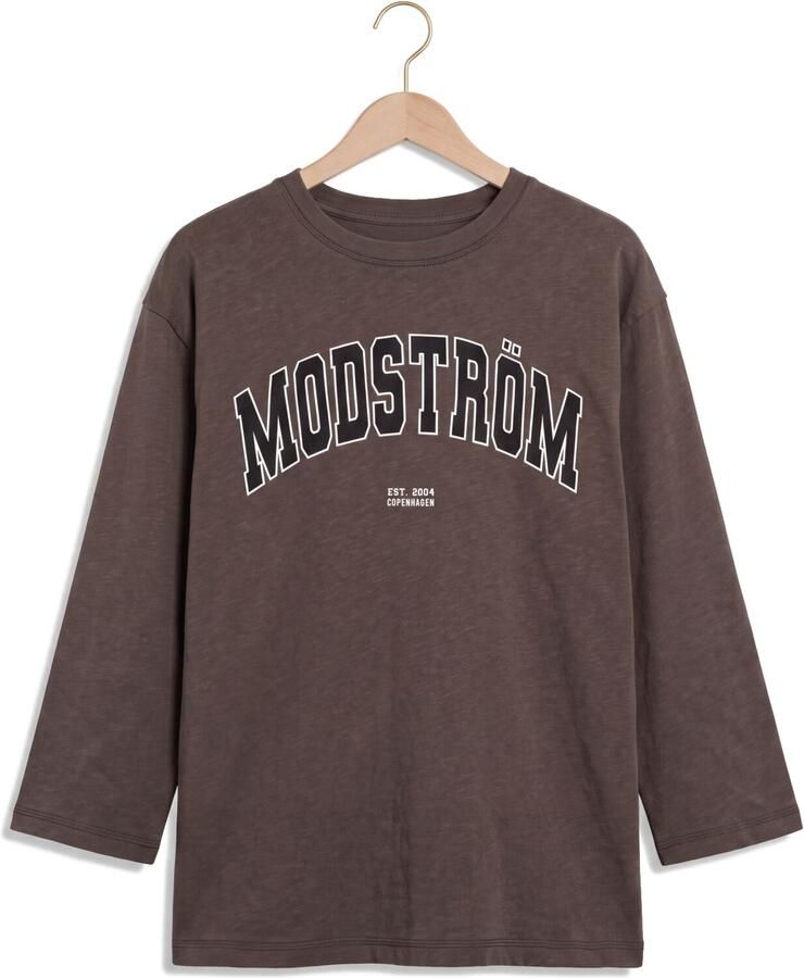 MODSTRÖM Modström Dames Tops & T-shirts Bamboomd T-shirt Bruin - Foto 2