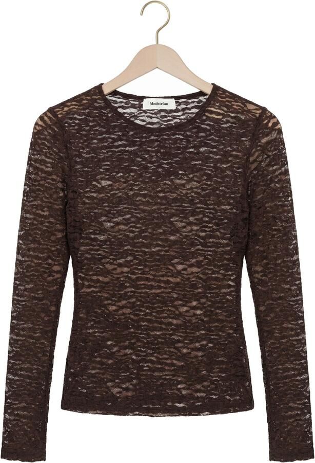 MODSTRÖM Modström Dames Tops & T-shirts Dianamd Top Bruin - Foto 4