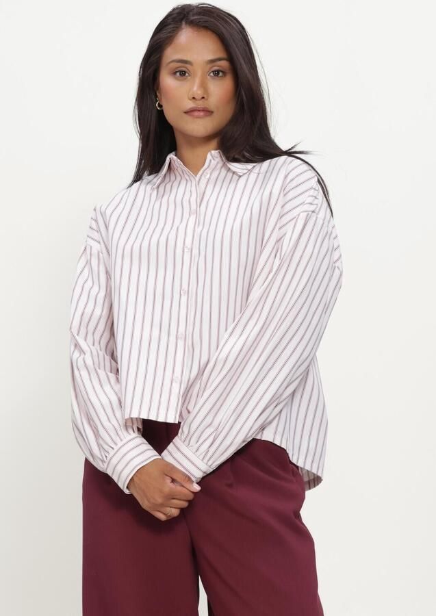 MODSTRÖM Modström Dames Tops & T-shirts Dilanmd Stripe Shirt Wit - Foto 3