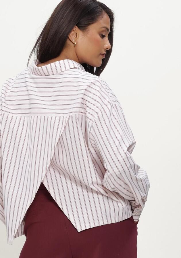 MODSTRÖM Modström Dames Tops & T-shirts Dilanmd Stripe Shirt Wit - Foto 4