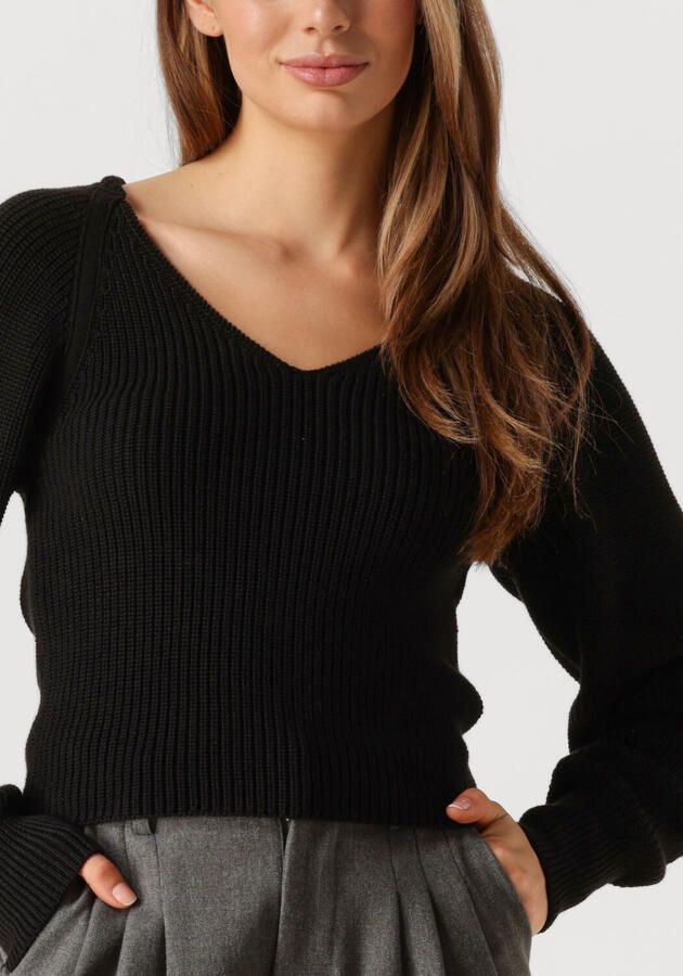 MODSTRÖM Modström Dames Tops & T-shirts Galenmd Short V-neck Zwart