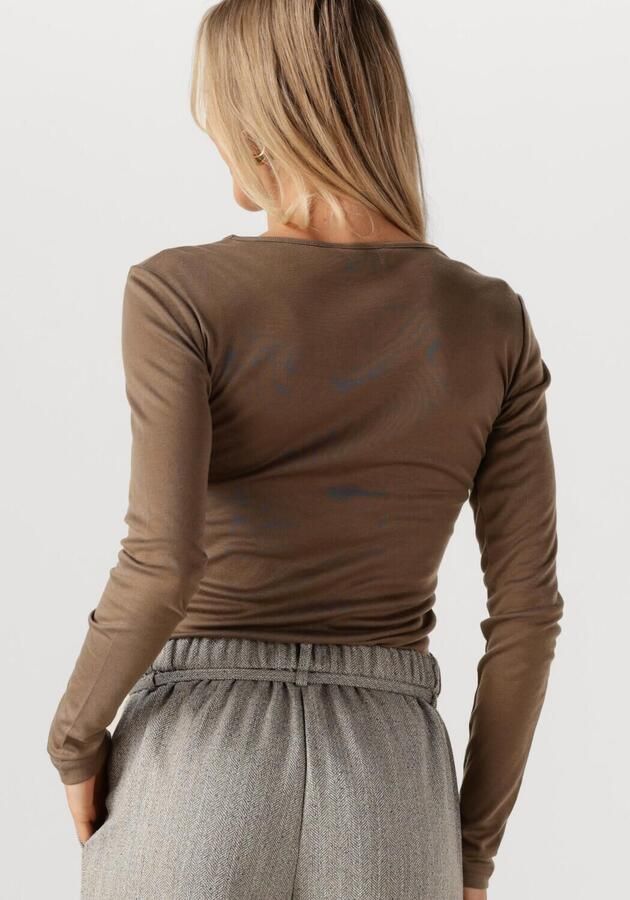 MODSTRÖM Modström Dames Tops & T-shirts Harpermd Ls Top Bruin