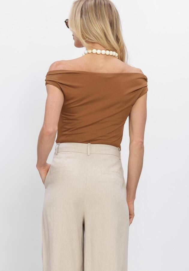 MODSTRÖM Modström Dames Tops & T-shirts Himamd Off Shoulder Top Bruin - Foto 3