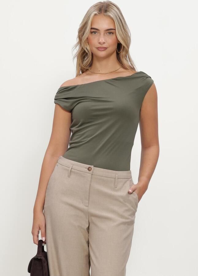 MODSTRÖM Modström Dames Tops & T-shirts Himamd Off-shoulder Top Groen